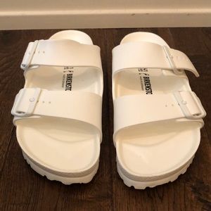 White Birkenstock Arizona EVA size 41